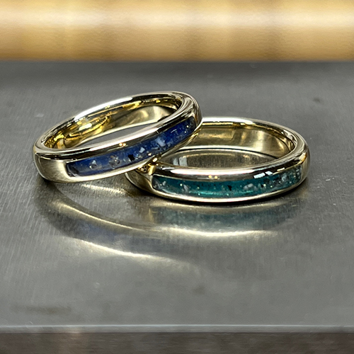 Bespoke memorial rings