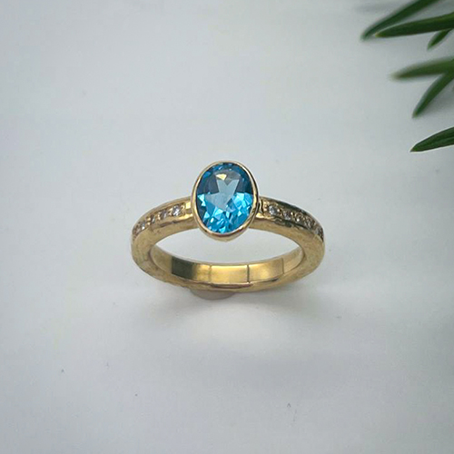 Remodelled gemstone ring